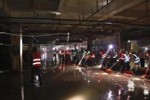 抗洪搶險，河南三建在行動——鄭州阜外華中心血管病醫(yī)院清淤攻堅紀(jì)實